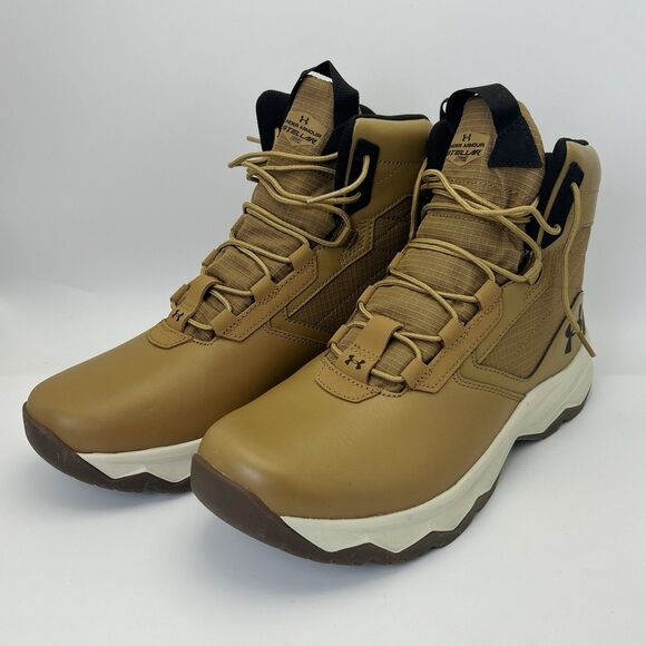 Under Armour UA Stellar G2 6" Tactical Boots Hiking Brown Size 11.5 3025578-200 - Picture 2 of 7